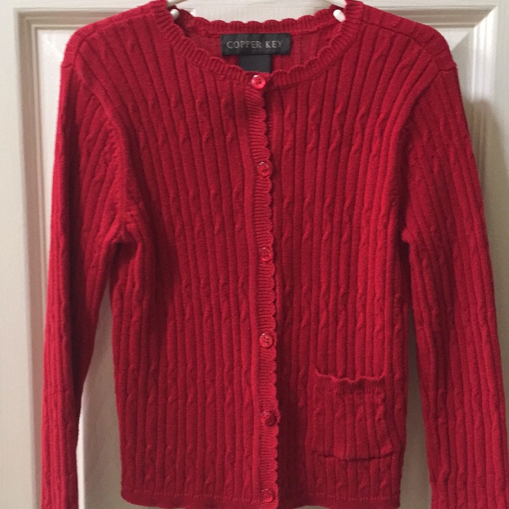 Two Little Girl Cardigan Sweaters